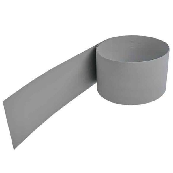Sichtschutzstreifen PVC Easy 0,19x2,55m Zaunblende Farbe hellgrau ~RAL 7040